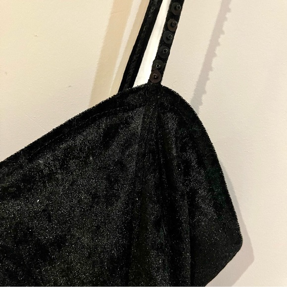 O-zone, black dress With sequin on the straps of the dress - Picture 5 of 7